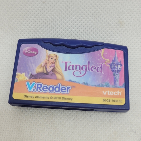 VTech VReader Tangled & Dora Explorer Learning System Cartridges Lot of 2 - Picture 3 of 3